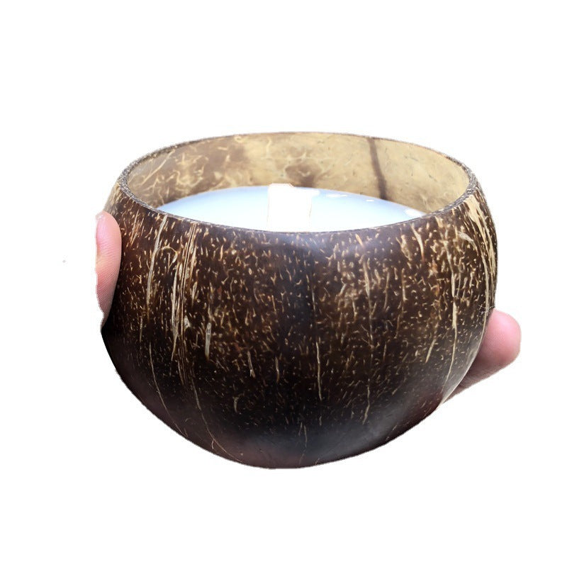 Handmade Aromatherapy Coconut Shell Candle Cup